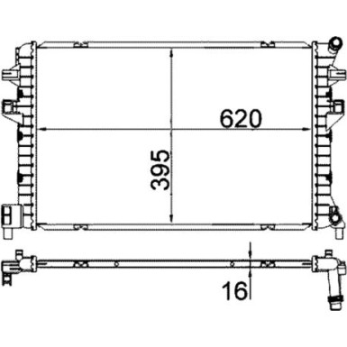 CIR 34 000S Niedertemperaturkühler, Ladeluftkühler BEHR