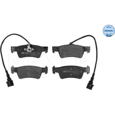 Meyle Bremsbelagsatz, Scheibenbremse MEYLE-ORIGINAL: True to OE 025 243 6819