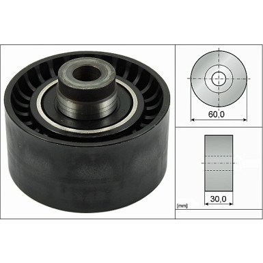 532 0345 10 Umlenk-/Führungsrolle, Zahnriemen