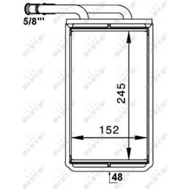 54234 Wärmetauscher, Innenraumheizung