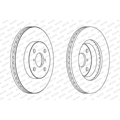 Ferodo | Bremsscheibe | DDF1587C