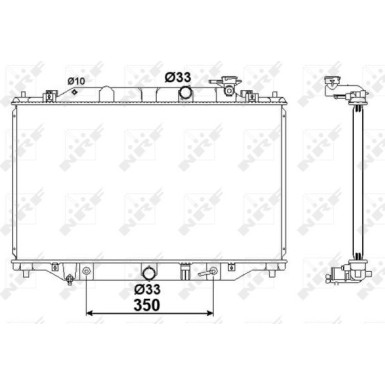 58417 Kühler, Motorkühlung EASY FIT