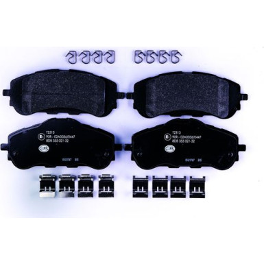 Hella | Bremsbelagsatz, Scheibenbremse | 8DB 355 021-321