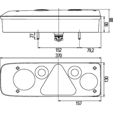 Hella | Heckleuchte | 2VP 340 940-111