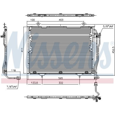 94376 Kondensator, Klimaanlage 94376 Kondensator, Klimaanlage
