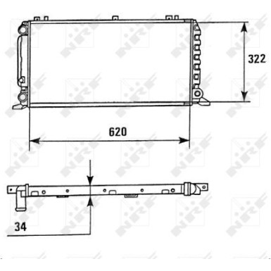 58928 Kühler, Motorkühlung 58928 Kühler, Motorkühlung
