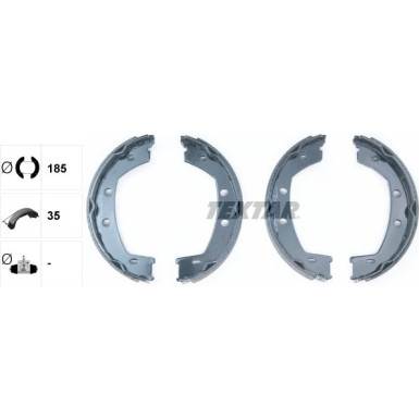 91067800 Bremsbackensatz, Feststellbremse