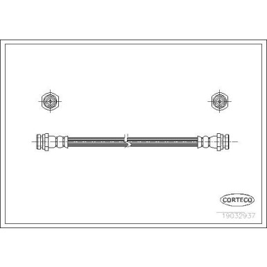 Corteco | Bremsschlauch | 19032937