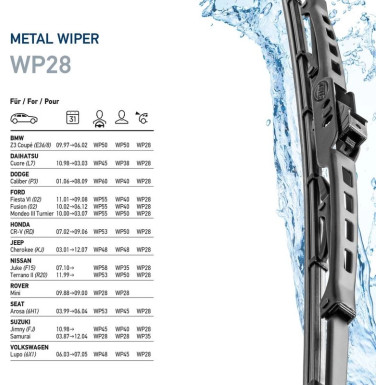 9XW 178 878-111 Wischblatt Metal