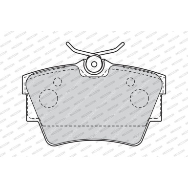 Ferodo Bremsbelagsatz, Scheibenbremse PREMIER ECO FRICTION FVR1516