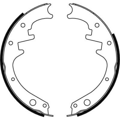 GS8412 Bremsbackensatz GS8412 Bremsbackensatz