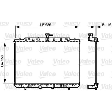 735205 Kühler, Motorkühlung 735205 Kühler, Motorkühlung