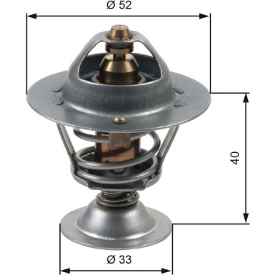 TH31588G1 Thermostat, Kühlmittel