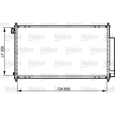 Valeo | Kondensator, Klimaanlage | 814242