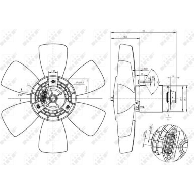 47429 Lüfter, Motorkühlung 47429 Lüfter, Motorkühlung