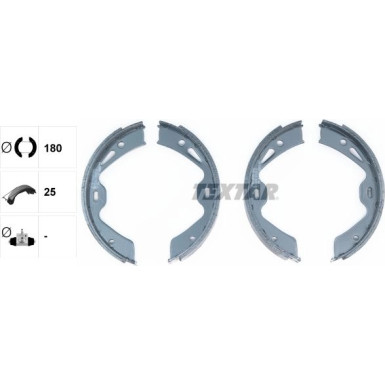 91076700 Bremsbackensatz, Feststellbremse