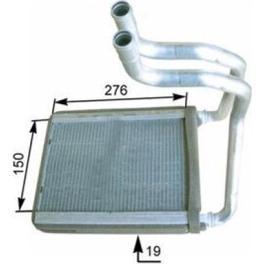 Mahle Wärmetauscher, Innenraumheizung BEHR Premium Line AH 175 000P