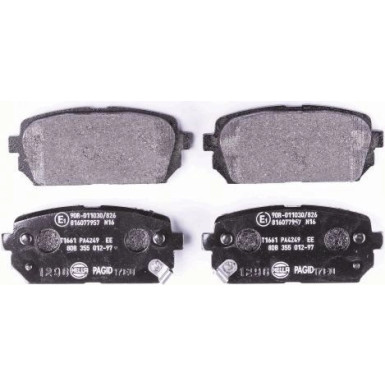 Hella Pagid | Bremsbelagsatz, Scheibenbremse | 8DB 355 012-971