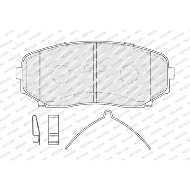 FDB5285 Bremsbelagsatz, Scheibenbremse PREMIER ECO FRICTION