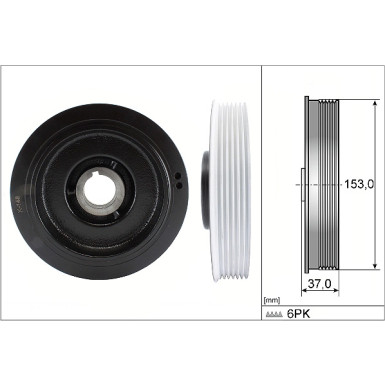 544 0058 10 Riemenscheibe, Kurbelwelle 544 0058 10 Riemenscheibe, Kurbelwelle