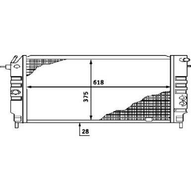 Mahle | Kühler, Motorkühlung | CR 438 000S