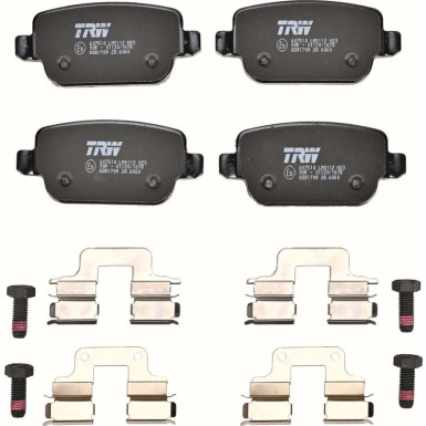 TRW Bremsbelagsatz, Scheibenbremse COTEC GDB1709