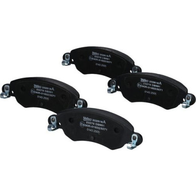Valeo Bremsbelagsatz, Scheibenbremse EXPERT 302618A