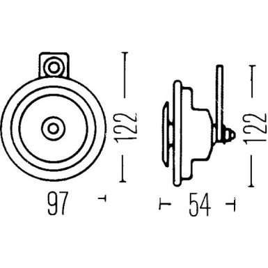 Hella | Horn | 3AL 002 952-861