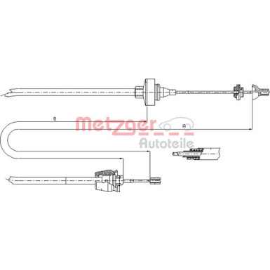 10.2372 Seilzug, Kupplungsbetätigung