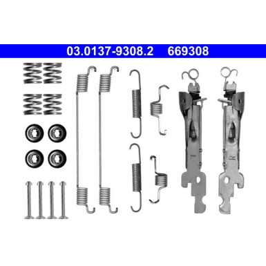 03.0137-9308.2 Zubehörsatz, Bremsbacken