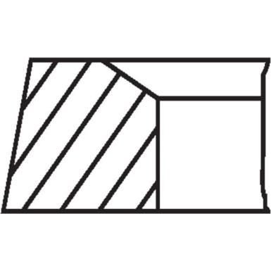 Mahle | Kolbenringsatz | 001 36 N0
