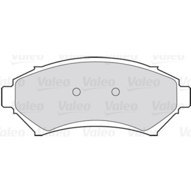 Valeo | Bremsbelagsatz, Scheibenbremse | 301458