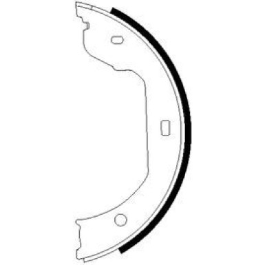 91058700 Bremsbackensatz, Feststellbremse