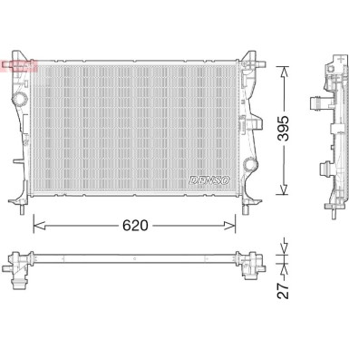 Denso | Kühler, Motorkühlung | DRM06038