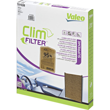 701026 Filter, Innenraumluft VALEO PROTECT MAX