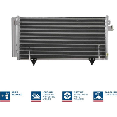 940257 Kondensator, Klimaanlage ** FIRST FIT **