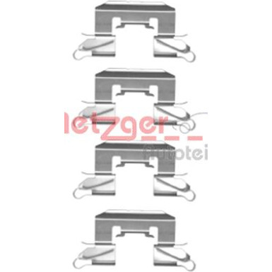 109-1772 Zubehörsatz, Scheibenbremsbelag