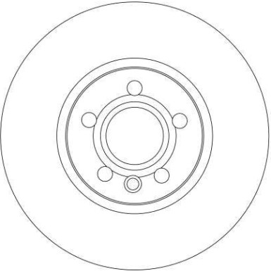 DF4310S Bremsscheibe TRW SINGLE