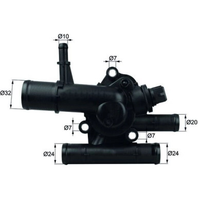 TI 217 89 Thermostat, Kühlmittel BEHR
