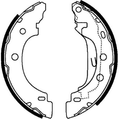 Hella | Bremsbackensatz | 8DB 355 002-241