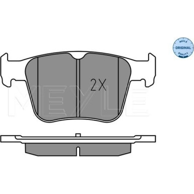 Meyle Bremsbelagsatz, Scheibenbremse MEYLE-ORIGINAL: True to OE 025 250 0916
