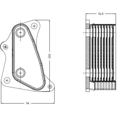 31823 Ölkühler, Motoröl