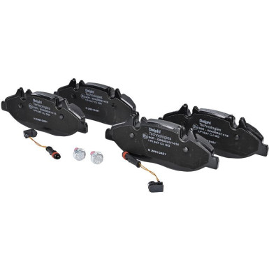 Delphi | Bremsbelagsatz, Scheibenbremse | LP1947