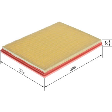 BOSCH 1 457 433 007 Luftfilter BOSCH 1 457 433 007 Luftfilter