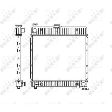 514250 Kühler, Motorkühlung EASY FIT