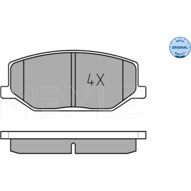 Meyle Bremsbelagsatz, Scheibenbremse MEYLE-ORIGINAL: True to OE 025 211 4215