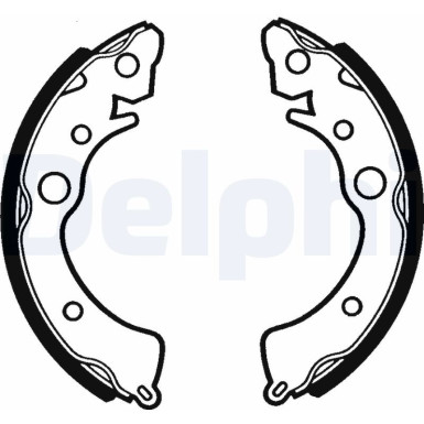 LS1288 Bremsbackensatz