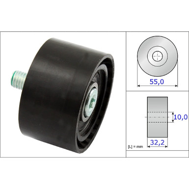 532 0659 10 Umlenk-/Führungsrolle, Keilrippenriemen