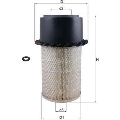 Knecht | Luftfilter | LX 17