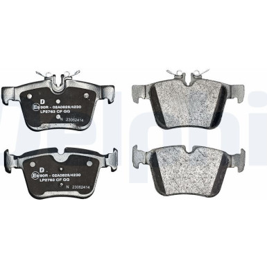LP2763 Bremsbelagsatz, Scheibenbremse